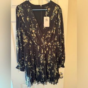 Ted Baker Black Floral Dress